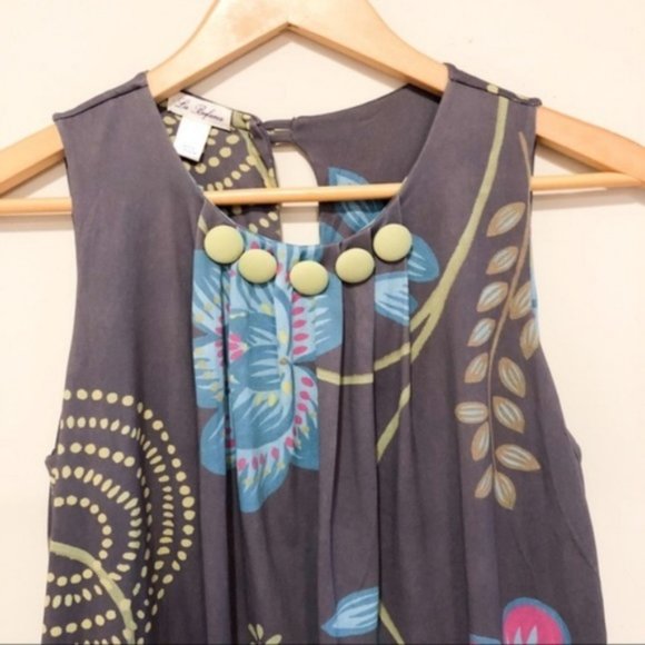 La Befana (Nordstrom) Printed Bubble Hem Top - Picture 2 of 4